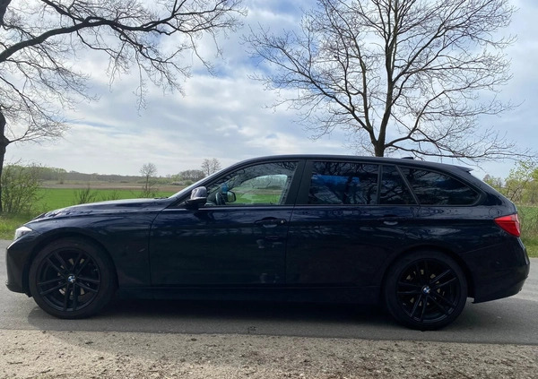 BMW Seria 3 cena 49500 przebieg: 262000, rok produkcji 2014 z Trzebnica małe 79
